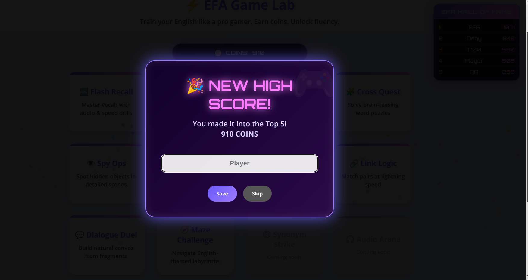 Game Lab