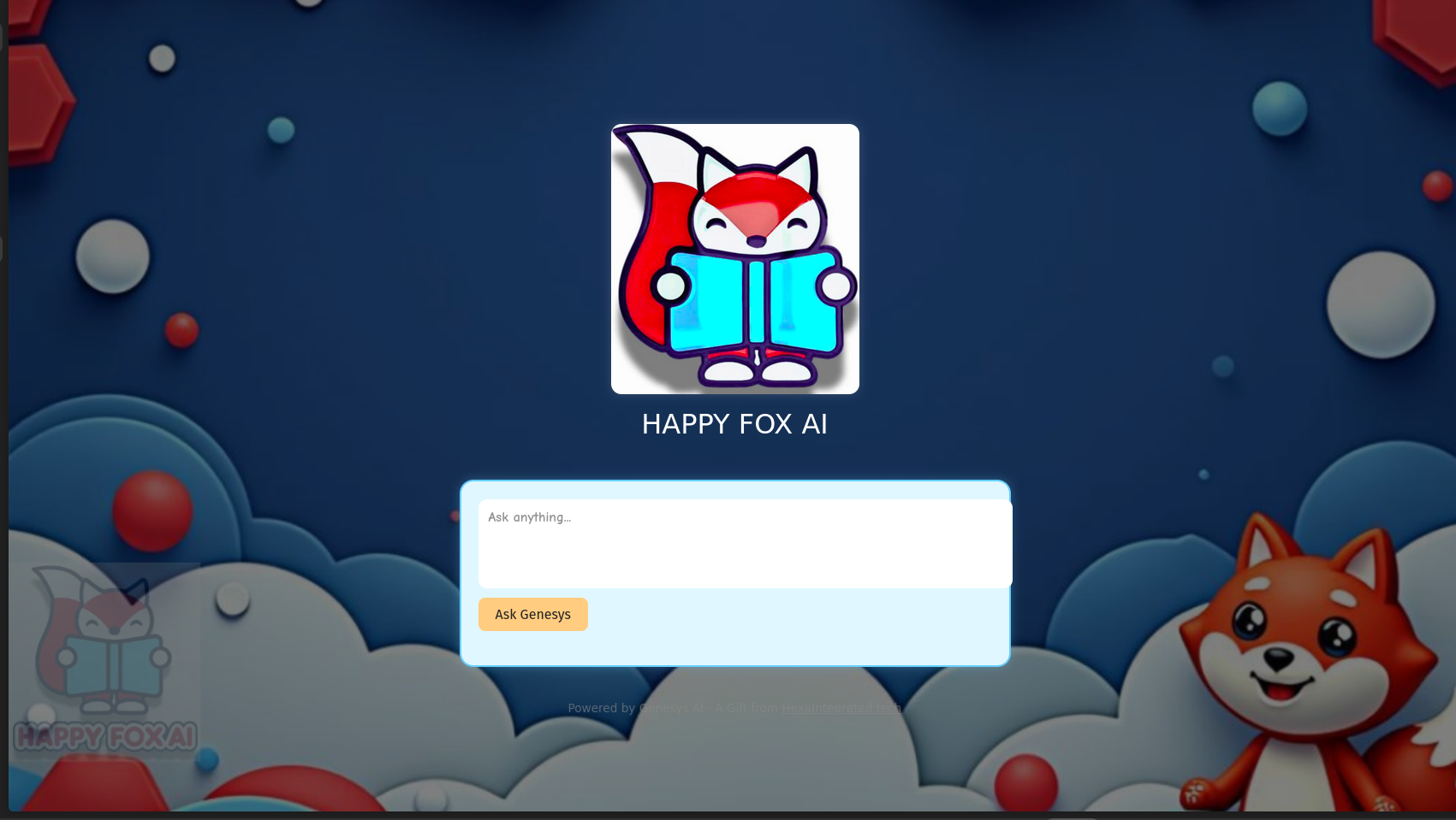 Happy Fox UI Preview